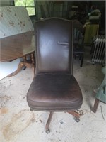 Vintage Leather Tall Back Executive Office Chair