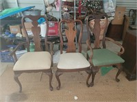 Collection of Three Misc Dinning Room Chairs