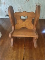 Small Wooden Doll Chair