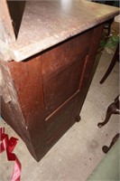 Marble Top Dresser with Mirror