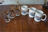 Collection of Six Duck Glasses and Mugs