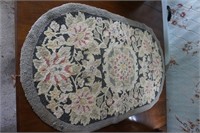 Handmade Small Oval Rug