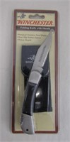 NEW Winchester Folding Knife w/ Sheath