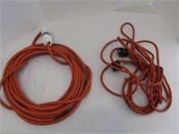 Two +/- 15 Foot Extension Cords
