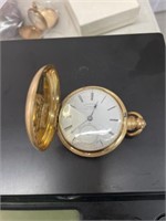 18K gold pocket watch