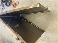 Folding metal table