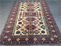Hand Knotted Rug 4x6