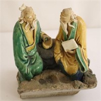 Chinese Seated Sages Figure