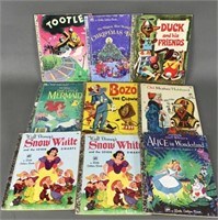 Little Golden Books -Bozo, Disney, etc