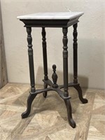 Accent Table / Plant Stand w/Marble Top