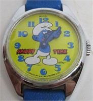 Bradley Wallace Berrie & Co Smurf Wrist Watch