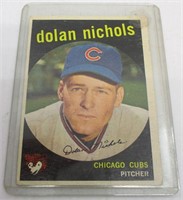 1959 Topps Dolan Nichols Baseball Card