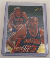 1995 Fleer Flair Grant Hill Basketball Card