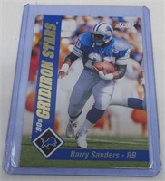 1992 Score Barry Sanders Gridiron Stars Card