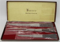 Mid Century Burnco Knife Set NIB