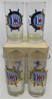 Set of 4 Canadian Power Squadrons NOS Glasses