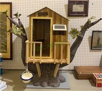 Large American Girl Doll tree house with a