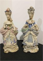 Matching pair of Cordey Victorian porcelain