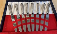 Stieff sterling silver dinner knives - lot of