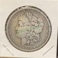 Coin - 1878 Morgan silver dollar(1608)