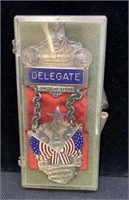 Delegate badge for the 1940 Democratic National