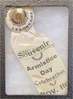 WWI American Legion Armistice Day souvenir(1608)