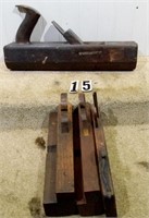 4 – Various wooden molding planes: E.W. Pennell,