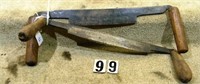 2 – Lancaster Co. hand wrought drawknives: Wm.