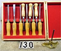 Tray lot assorted modern tools: AMT, wooden cased