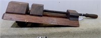 Unsigned, wooden “Bench Jack”/ bench mitre clamp