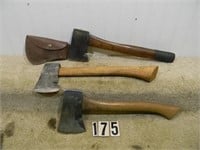 3 – Various camp hatchet/hand axes: Plumb