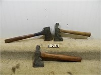 3 – Various hatchets: W. Brady & Son, Mt. Joy,