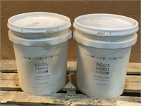 (2) Ecos 5 Gallon Eggshell Paint