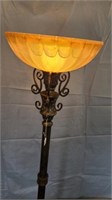 Floor Lamp w/ Glass Shade