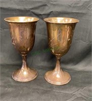 One pair of S Kirk and Son sterling silver