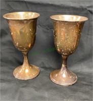 One pair of S Kirk and Son sterling silver