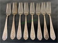 Stieff sterling silver dinner forks - lot of
