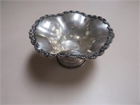 STERLING MARKED CANDY DISH -- 13.70 OZ
