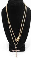 Lot #5022 - 14kt gold Italian Necklace with