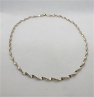 925 Italy Twist Necklace