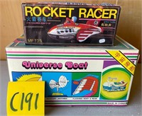 R - ROCKET RACER & UNIVERSE BOAT TOYS (C191)