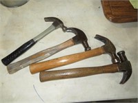 ANTIQUE CLAW HAMMERS