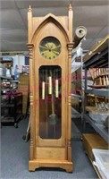 Nice 1976 Krauss Grandfather Clock (W. Germany)