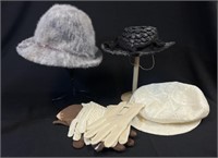 Vintage Hats & Gloves
