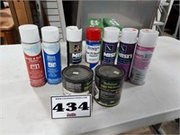 various chemicals priced $5 to $13 each