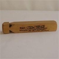 Wooden Vtg Train Whistle- Made in USA