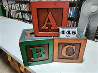 Decorative ABC blocks for child's room or ?