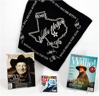 Willie Nelson Bandana & Magazine Covers