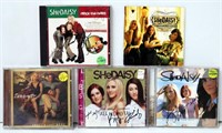 5 Autographed She Daisey CD Covers w 4 CDs