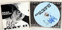 Brad Paisley Autographed CD Cover & CD Disk